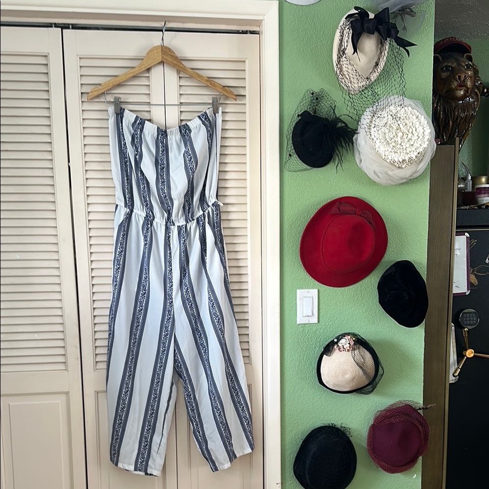 Striped Jumpsuit